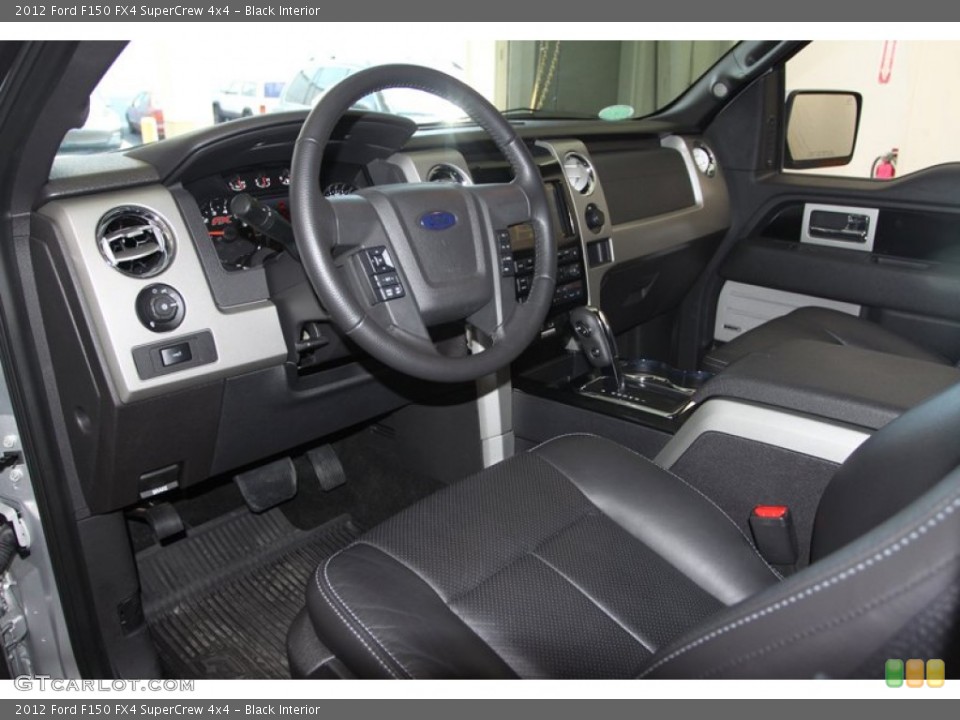 Black Interior Prime Interior for the 2012 Ford F150 FX4 SuperCrew 4x4 #78644710