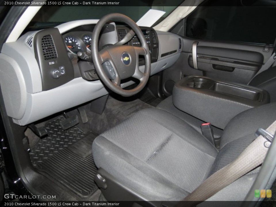 Dark Titanium 2010 Chevrolet Silverado 1500 Interiors