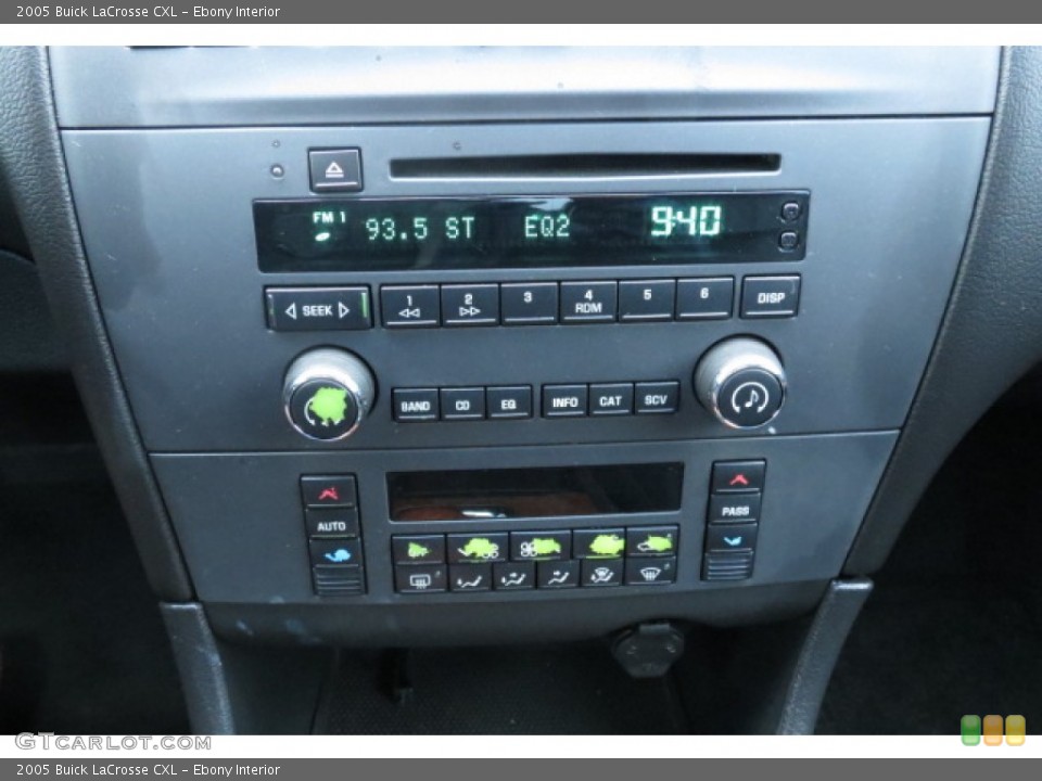 Ebony Interior Controls for the 2005 Buick LaCrosse CXL #78646472
