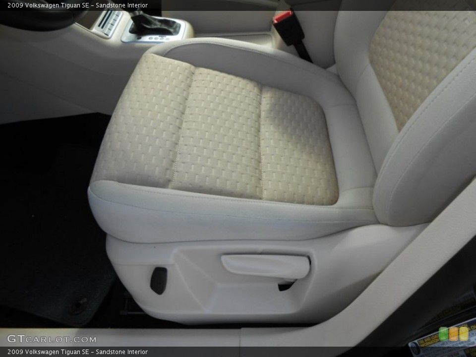Sandstone Interior Front Seat for the 2009 Volkswagen Tiguan SE #78647089