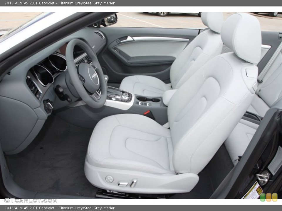 Titanium Grey/Steel Grey Interior Front Seat for the 2013 Audi A5 2.0T Cabriolet #78648676
