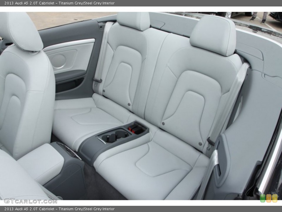 Titanium Grey/Steel Grey Interior Rear Seat for the 2013 Audi A5 2.0T Cabriolet #78648690