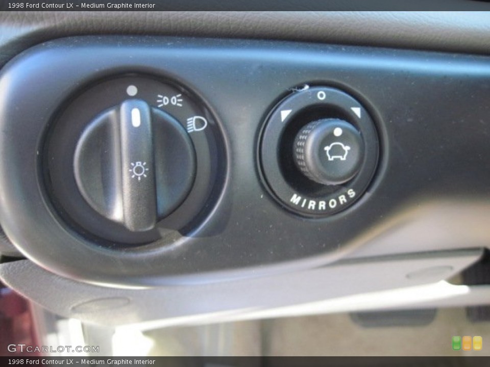 Medium Graphite Interior Controls for the 1998 Ford Contour LX #78648757