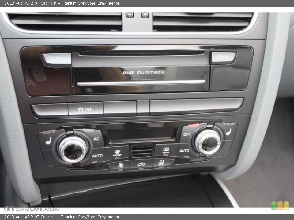 Titanium Grey/Steel Grey Interior Controls for the 2013 Audi A5 2.0T Cabriolet #78648784