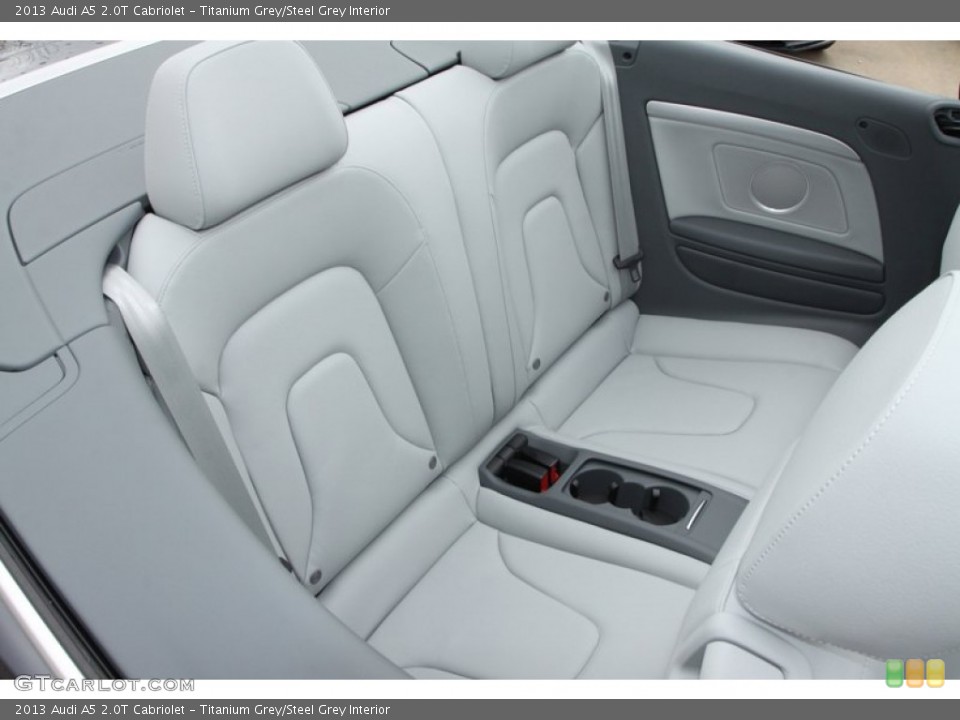 Titanium Grey/Steel Grey Interior Rear Seat for the 2013 Audi A5 2.0T Cabriolet #78648825