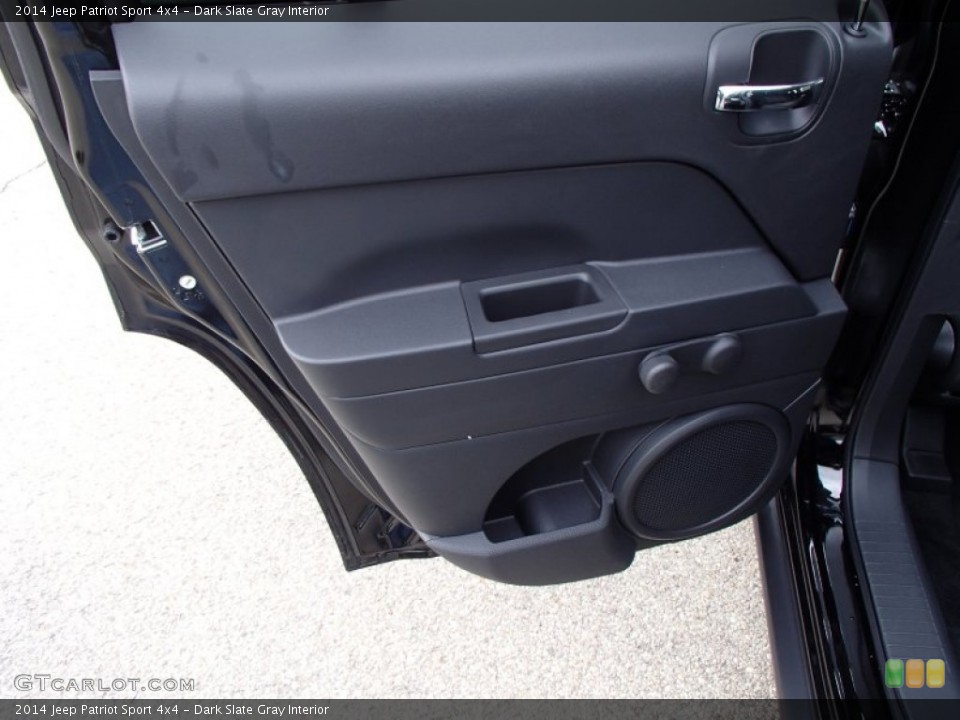 Dark Slate Gray Interior Door Panel for the 2014 Jeep Patriot Sport 4x4 #78648895