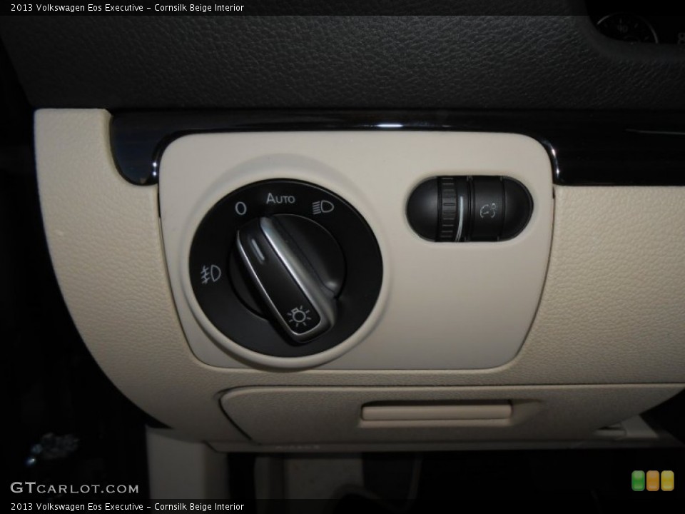 Cornsilk Beige Interior Controls for the 2013 Volkswagen Eos Executive #78649021
