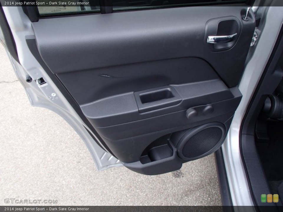 Dark Slate Gray Interior Door Panel for the 2014 Jeep Patriot Sport #78649285