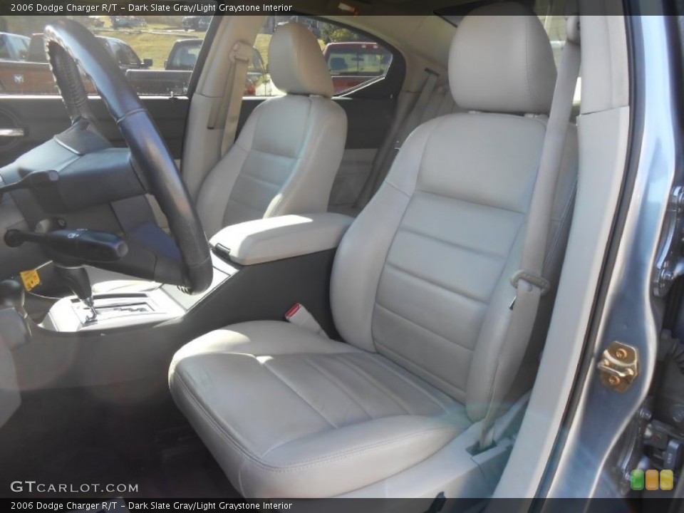 Dark Slate Gray/Light Graystone Interior Front Seat for the 2006 Dodge Charger R/T #78649567