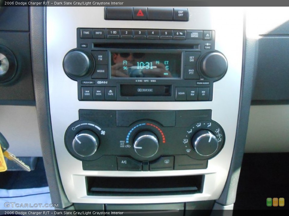 Dark Slate Gray/Light Graystone Interior Controls for the 2006 Dodge Charger R/T #78649816