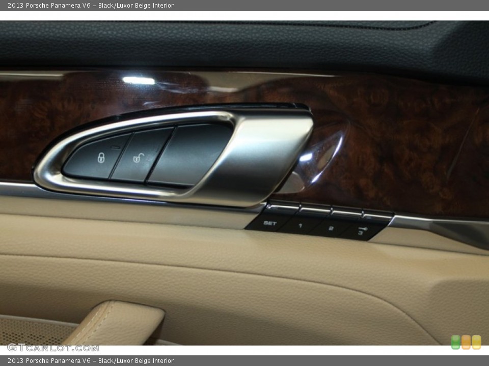 Black/Luxor Beige Interior Controls for the 2013 Porsche Panamera V6 #78650050