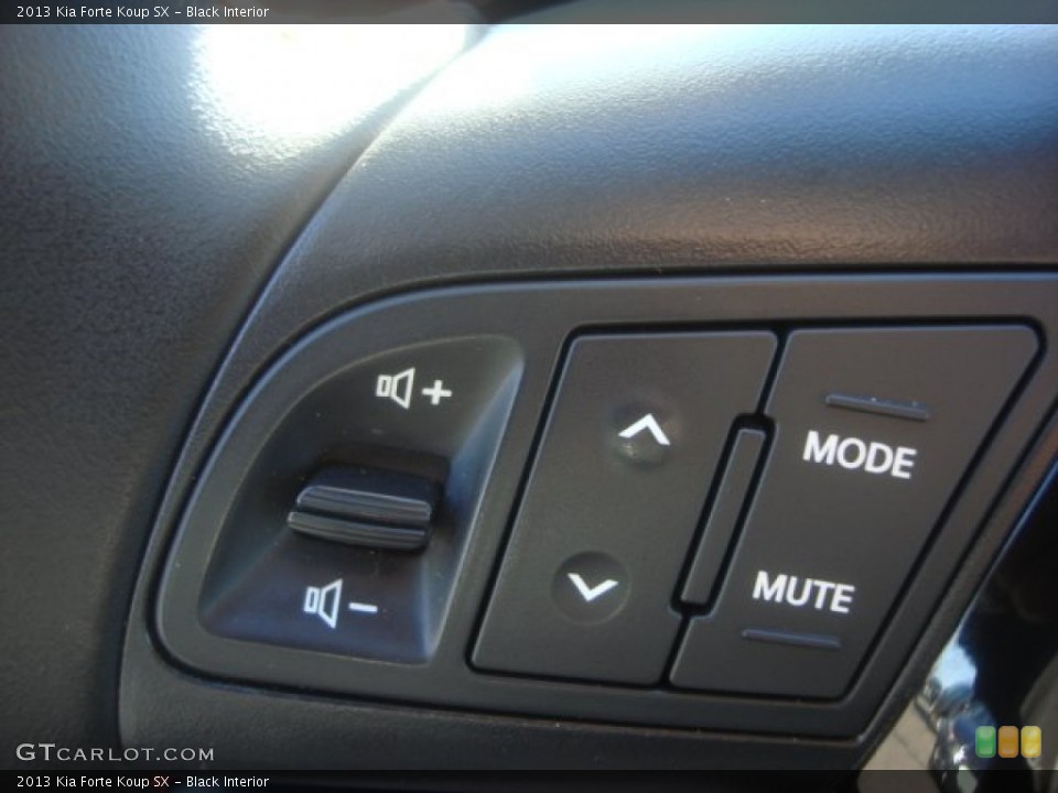 Black Interior Controls for the 2013 Kia Forte Koup SX #78650581