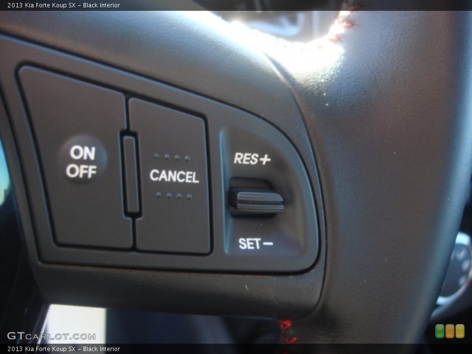Black Interior Controls for the 2013 Kia Forte Koup SX #78650596