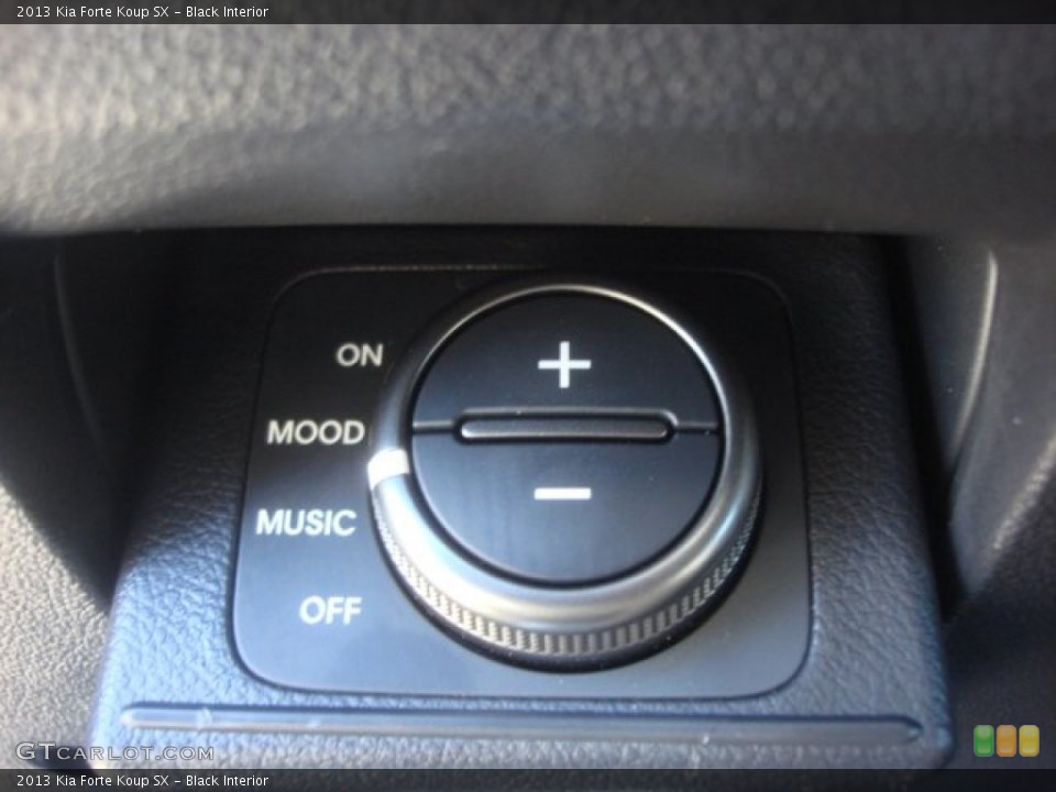 Black Interior Controls for the 2013 Kia Forte Koup SX #78650625