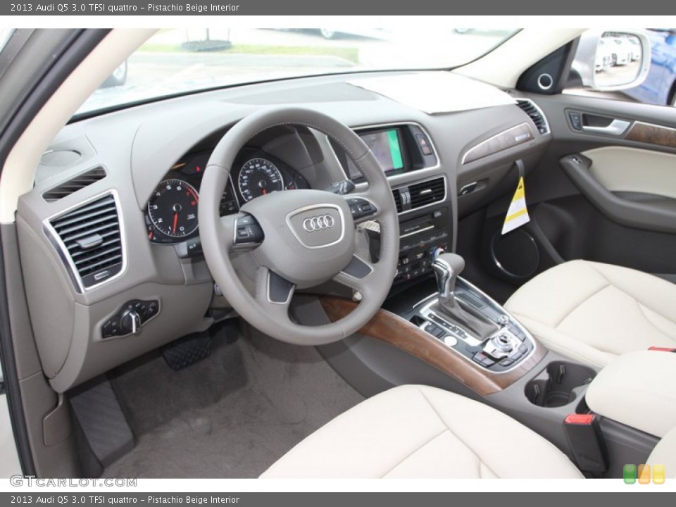 Pistachio Beige Interior Prime Interior for the 2013 Audi Q5 3.0 TFSI quattro #78650950