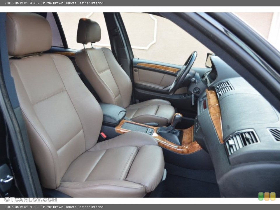 Truffle Brown Dakota Leather Interior Front Seat for the 2006 BMW X5 4.4i #78650983