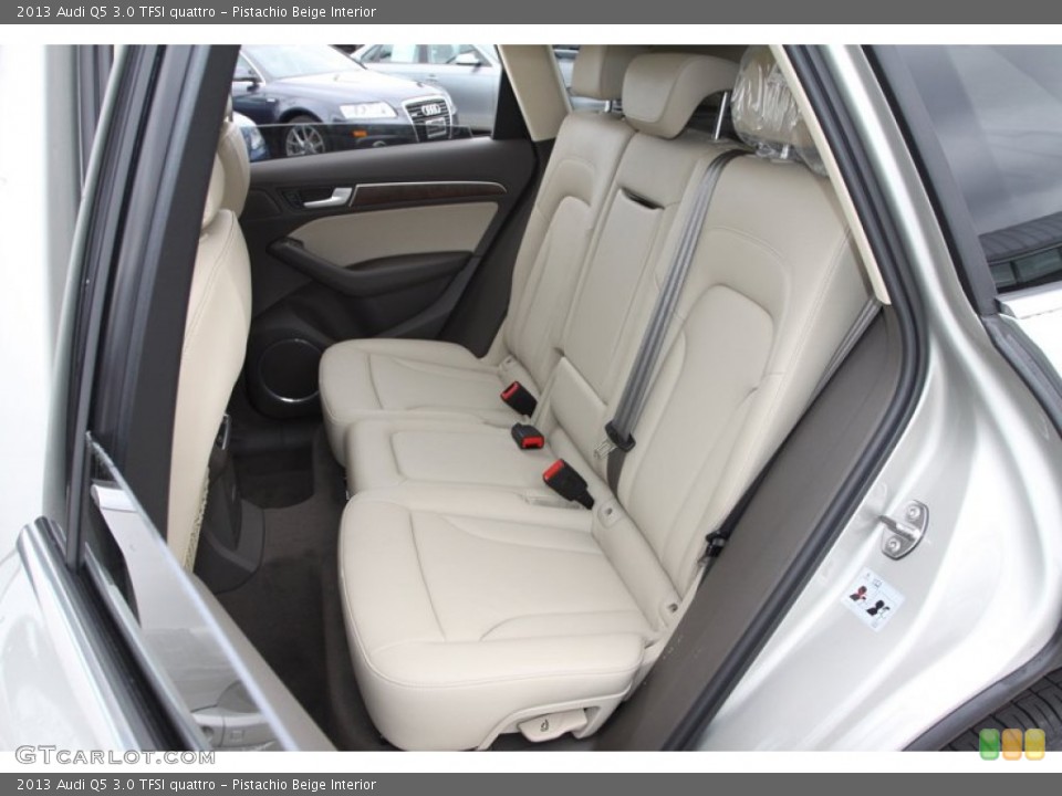 Pistachio Beige Interior Rear Seat for the 2013 Audi Q5 3.0 TFSI quattro #78650992