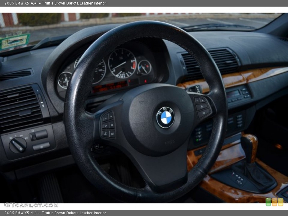Truffle Brown Dakota Leather Interior Steering Wheel for the 2006 BMW X5 4.4i #78651004