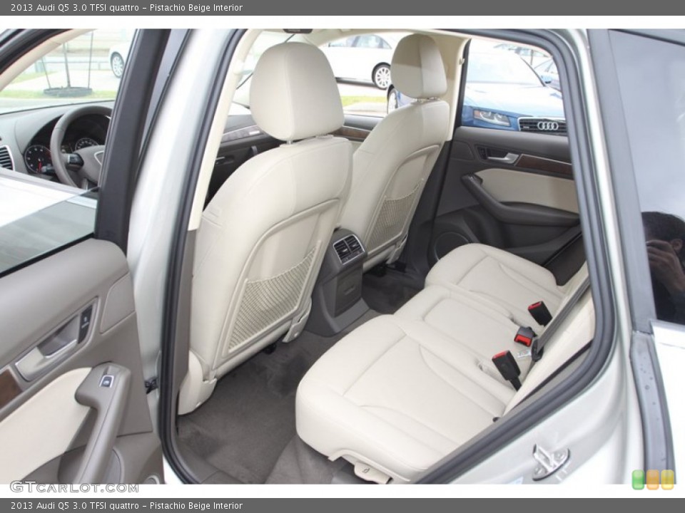 Pistachio Beige Interior Rear Seat for the 2013 Audi Q5 3.0 TFSI quattro #78651010