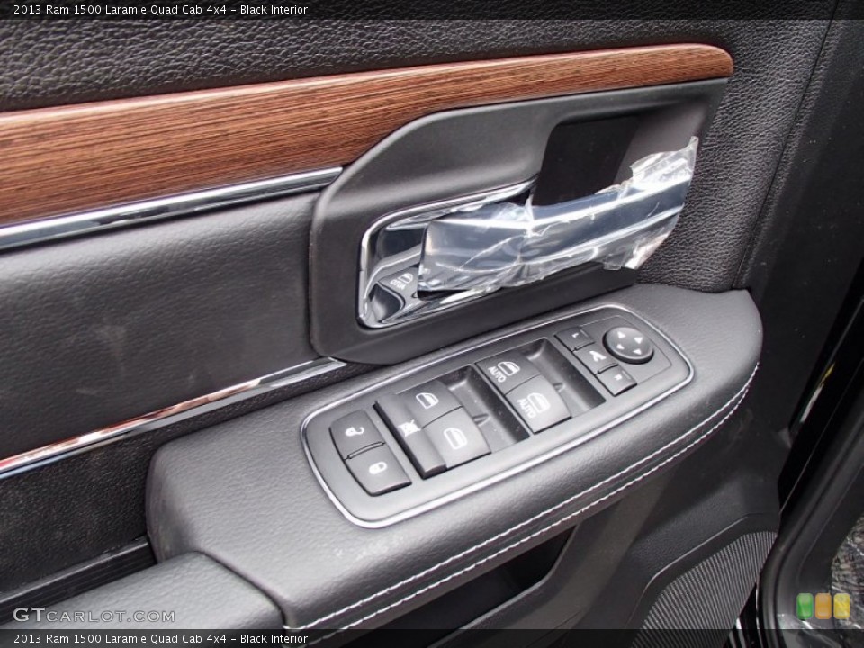 Black Interior Controls for the 2013 Ram 1500 Laramie Quad Cab 4x4 #78651019