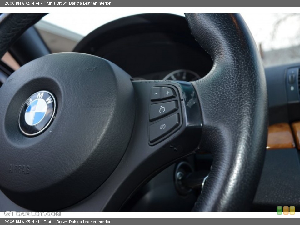 Truffle Brown Dakota Leather Interior Controls for the 2006 BMW X5 4.4i #78651042