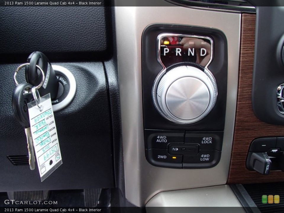 Black Interior Transmission for the 2013 Ram 1500 Laramie Quad Cab 4x4 #78651074