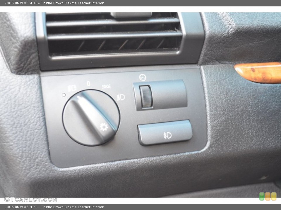 Truffle Brown Dakota Leather Interior Controls for the 2006 BMW X5 4.4i #78651098