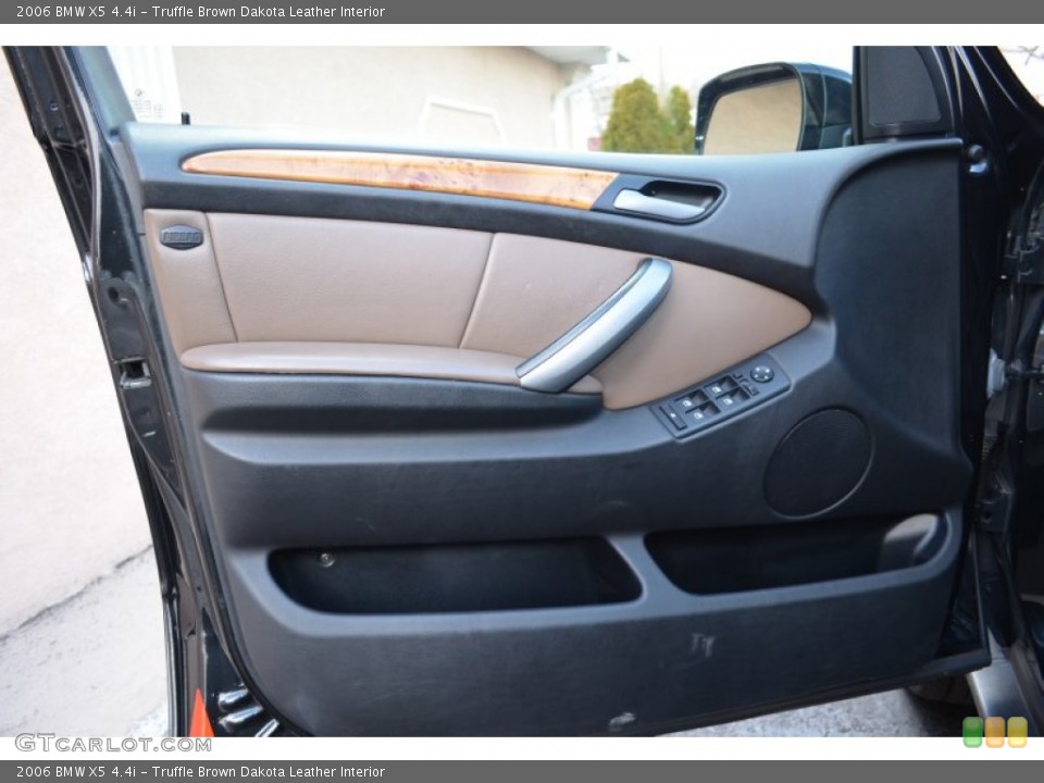 Truffle Brown Dakota Leather Interior Door Panel for the 2006 BMW X5 4.4i #78651148