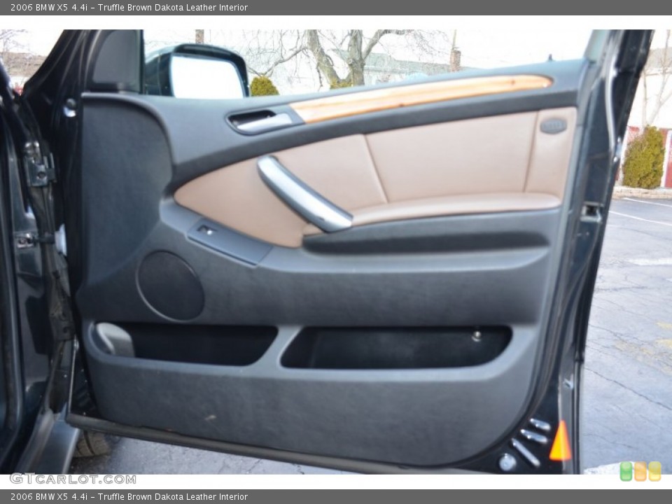 Truffle Brown Dakota Leather Interior Door Panel for the 2006 BMW X5 4.4i #78651198