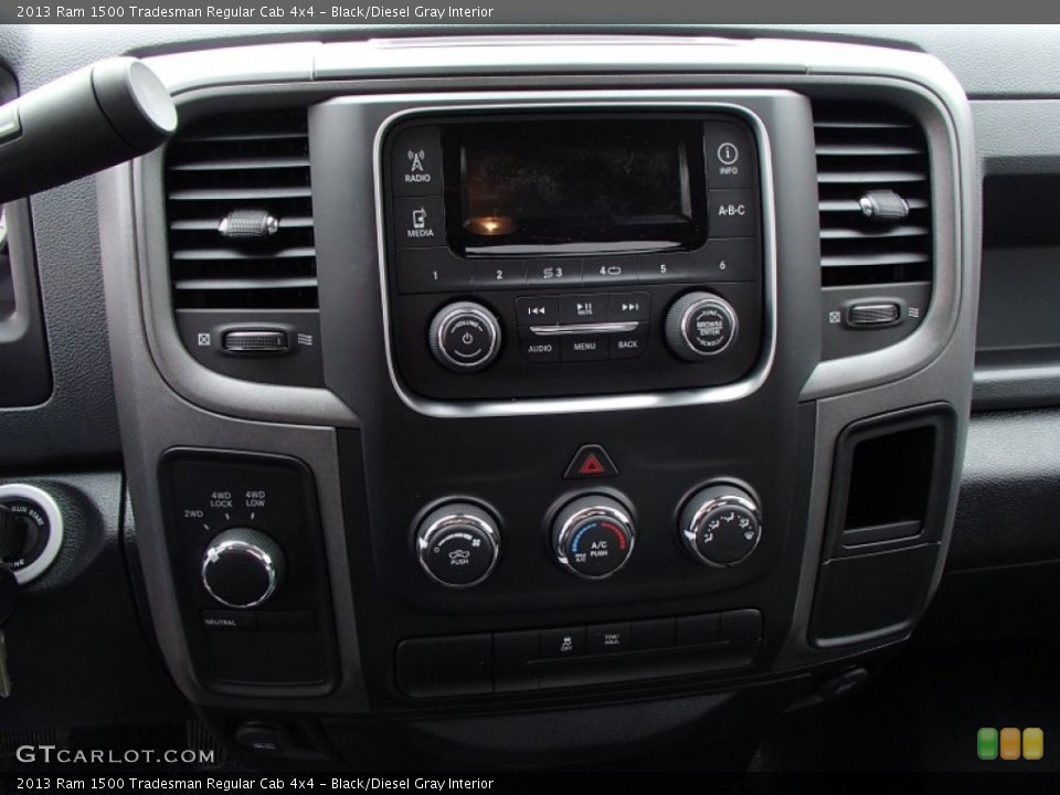 Black/Diesel Gray Interior Controls for the 2013 Ram 1500 Tradesman Regular Cab 4x4 #78651403
