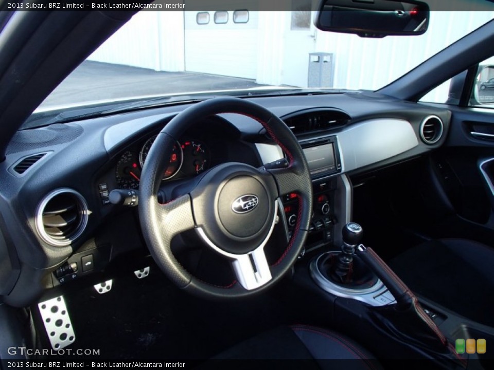 Black Leather/Alcantara Interior Dashboard for the 2013 Subaru BRZ Limited #78651807