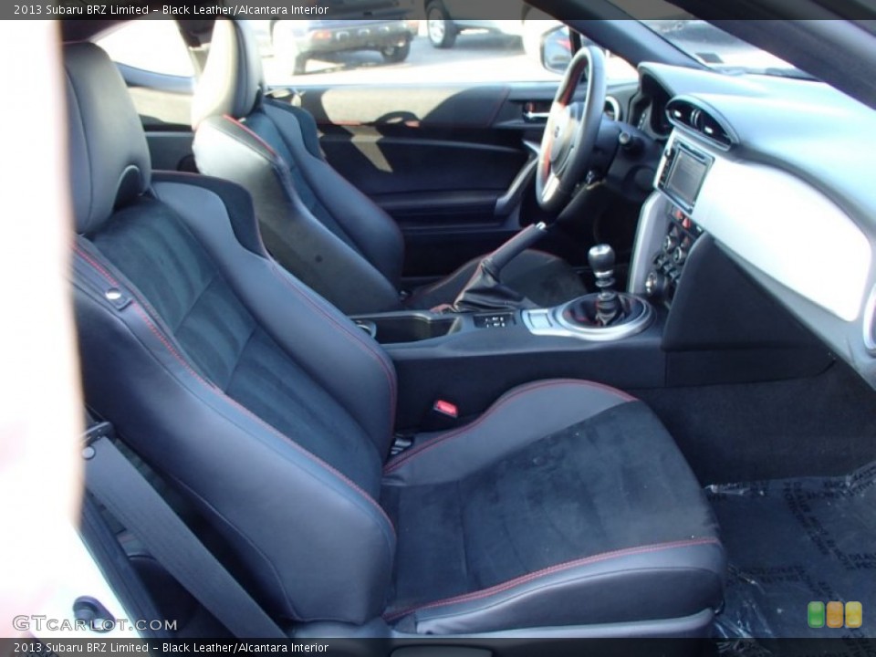 Black Leather/Alcantara Interior Front Seat for the 2013 Subaru BRZ Limited #78651925