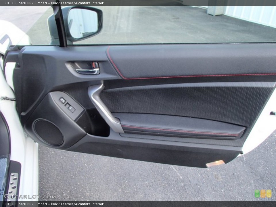Black Leather/Alcantara Interior Door Panel for the 2013 Subaru BRZ Limited #78651949