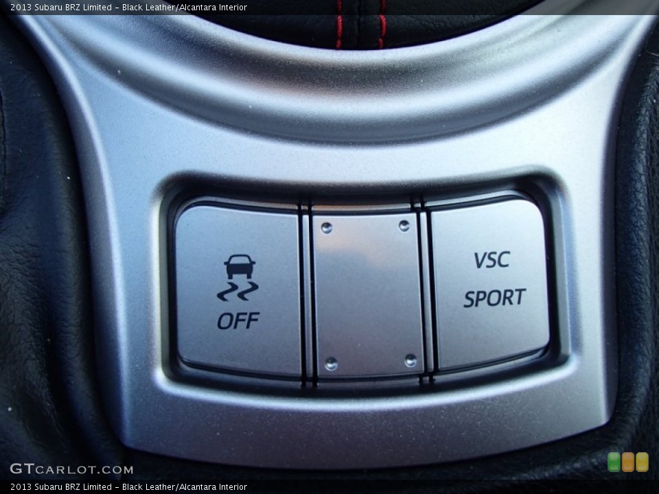 Black Leather/Alcantara Interior Controls for the 2013 Subaru BRZ Limited #78652030