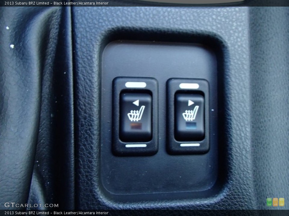 Black Leather/Alcantara Interior Controls for the 2013 Subaru BRZ Limited #78652048