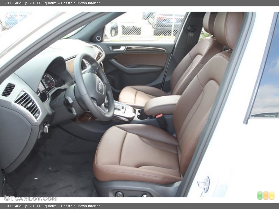 Chestnut Brown Interior Photo for the 2013 Audi Q5 2.0 TFSI quattro #78652115
