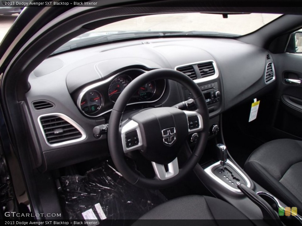 Black 2013 Dodge Avenger Interiors