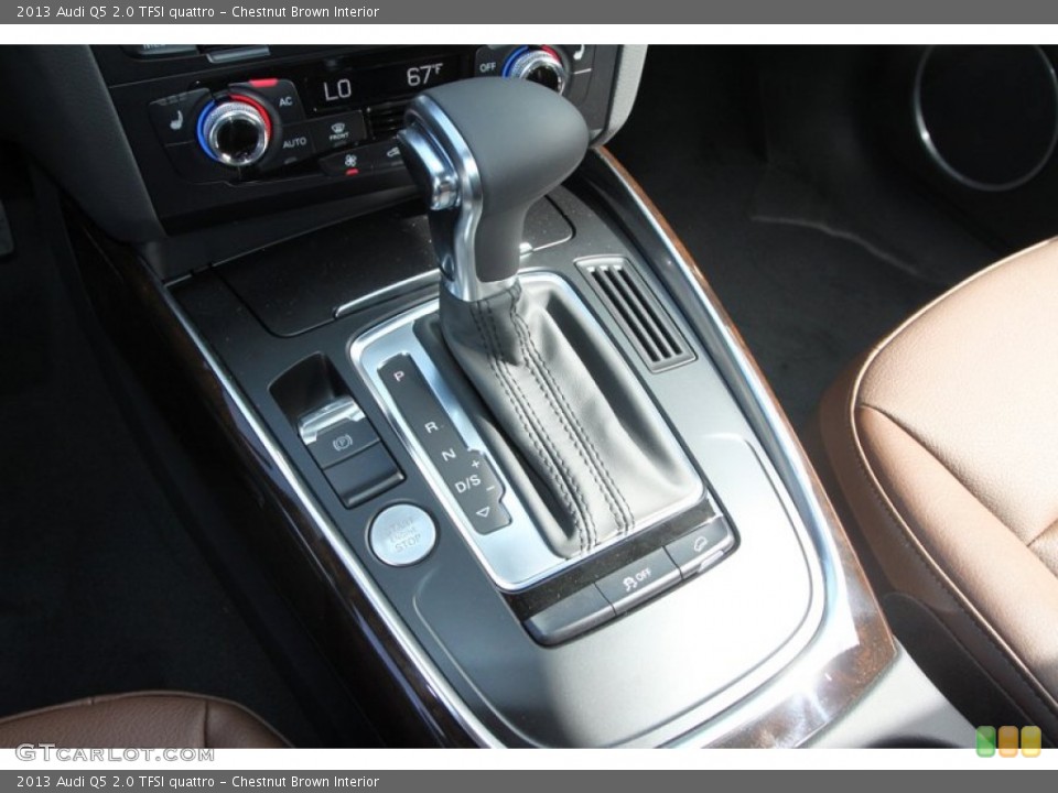 Chestnut Brown Interior Transmission for the 2013 Audi Q5 2.0 TFSI quattro #78652213