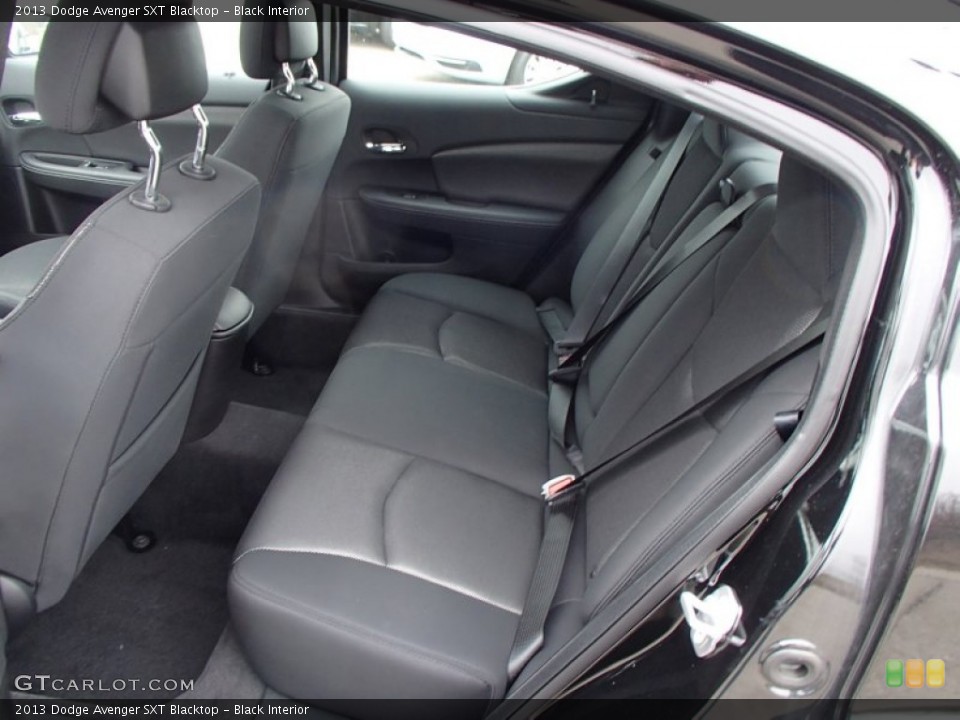 Black Interior Rear Seat for the 2013 Dodge Avenger SXT Blacktop #78652218