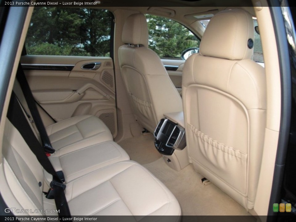 Luxor Beige Interior Rear Seat for the 2013 Porsche Cayenne Diesel #78652360