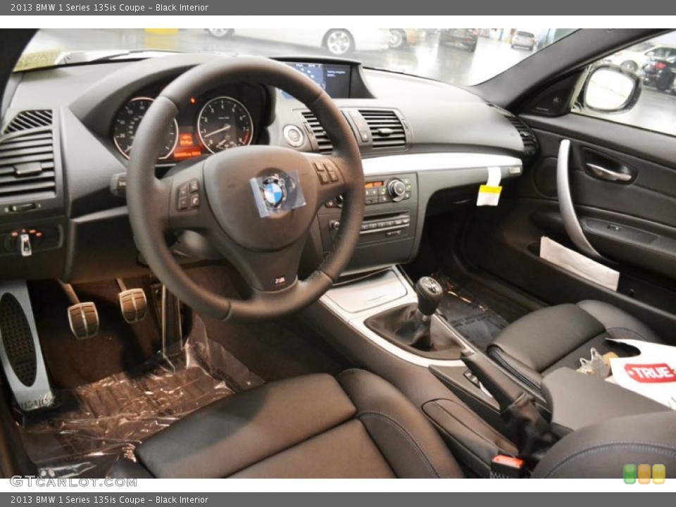 Black Interior Dashboard for the 2013 BMW 1 Series 135is Coupe #78652523