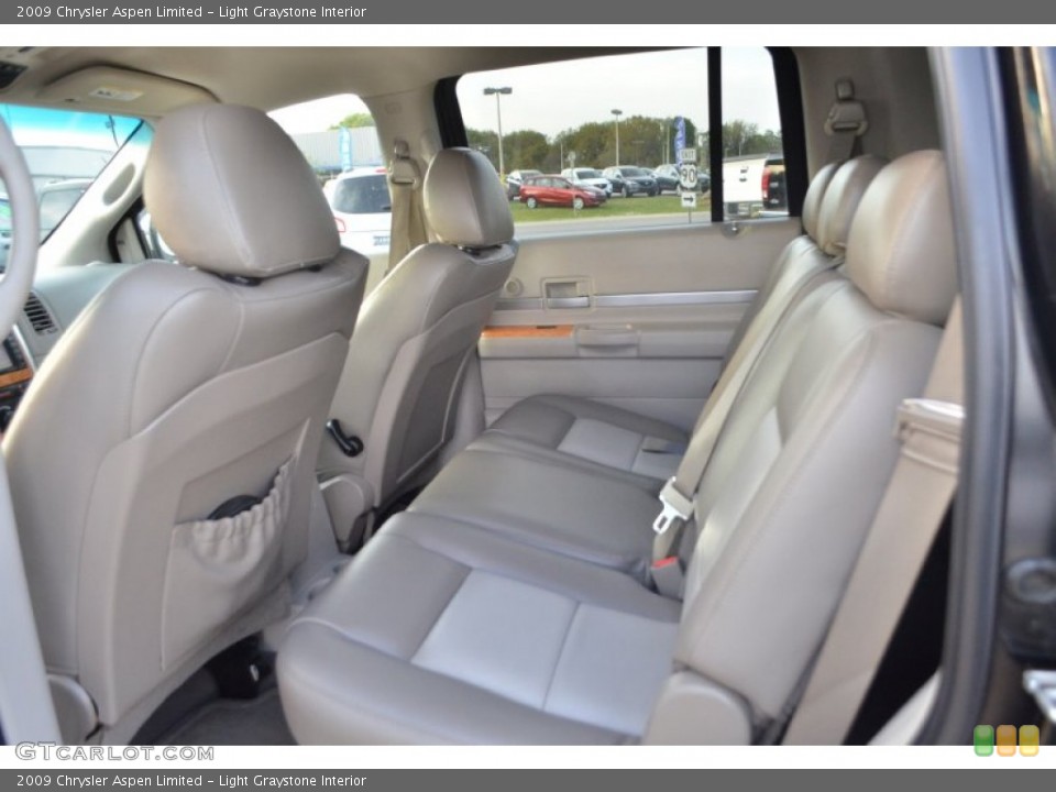 Light Graystone Interior Rear Seat for the 2009 Chrysler Aspen Limited #78652663
