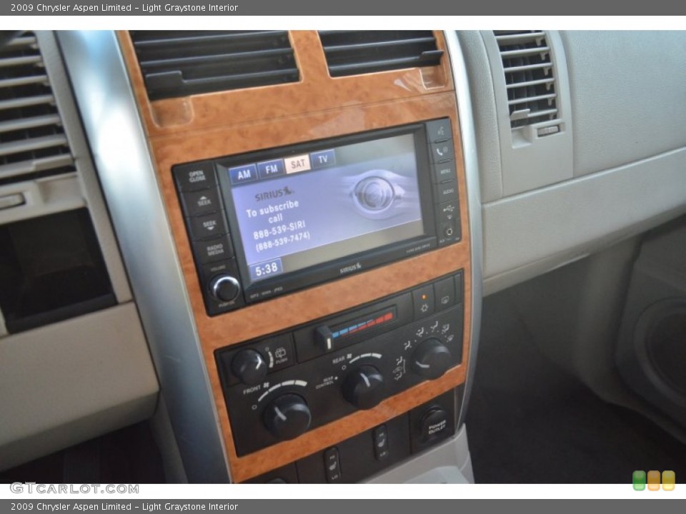 Light Graystone Interior Controls for the 2009 Chrysler Aspen Limited #78652812