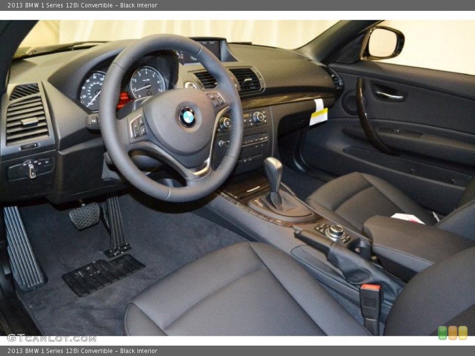 Black Interior Photo for the 2013 BMW 1 Series 128i Convertible #78652873