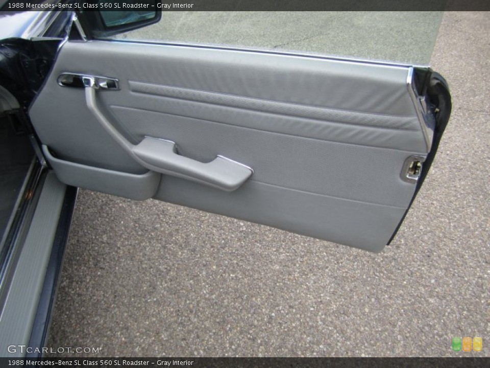 Gray Interior Door Panel for the 1988 Mercedes-Benz SL Class 560 SL Roadster #78652897