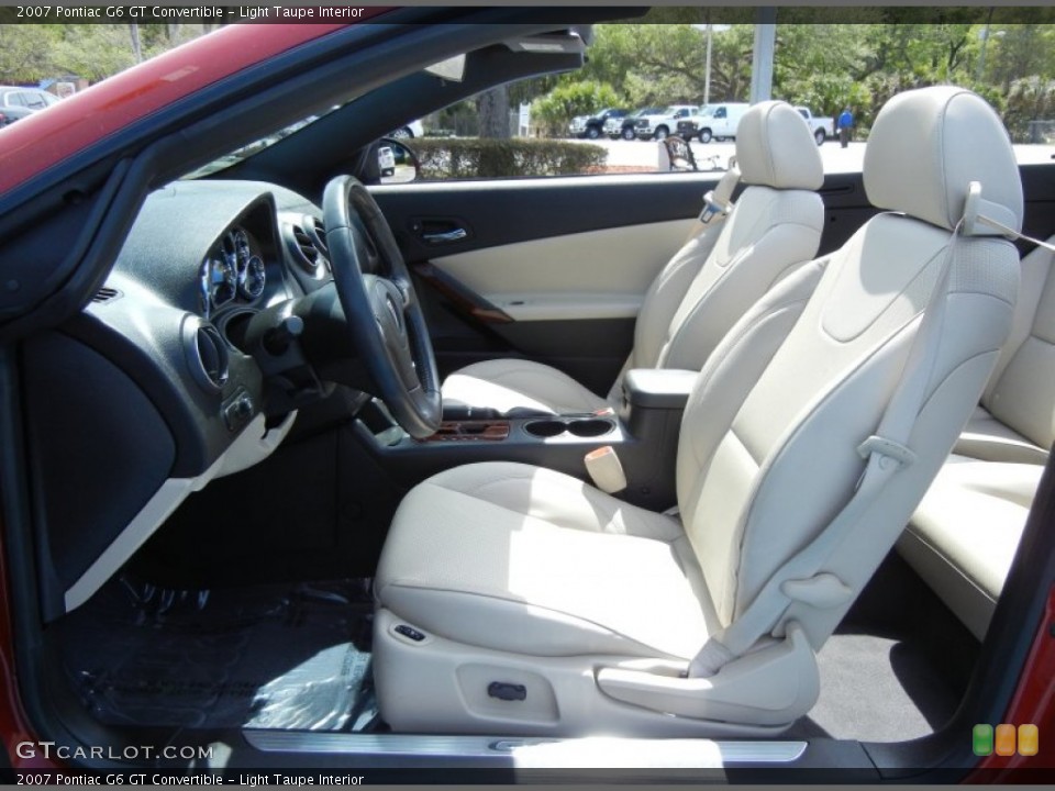 Light Taupe Interior Photo for the 2007 Pontiac G6 GT Convertible #78653546