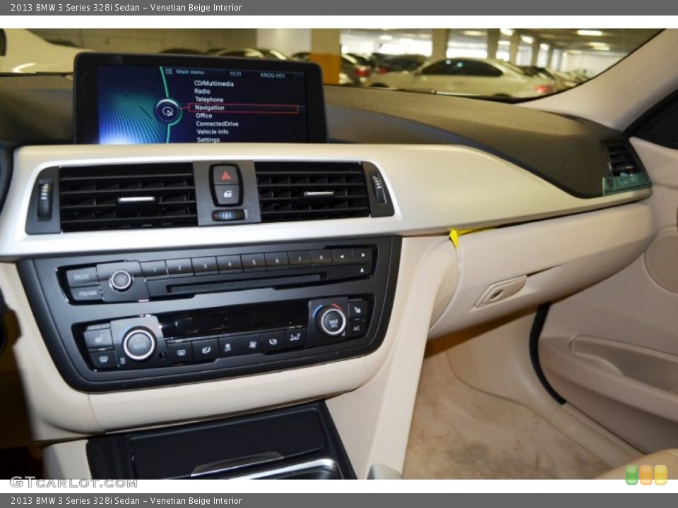 Venetian Beige Interior Controls for the 2013 BMW 3 Series 328i Sedan #78653680