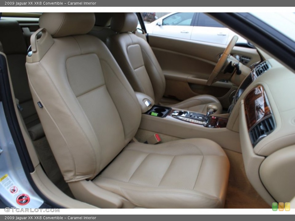 Caramel Interior Front Seat for the 2009 Jaguar XK XK8 Convertible #78653695