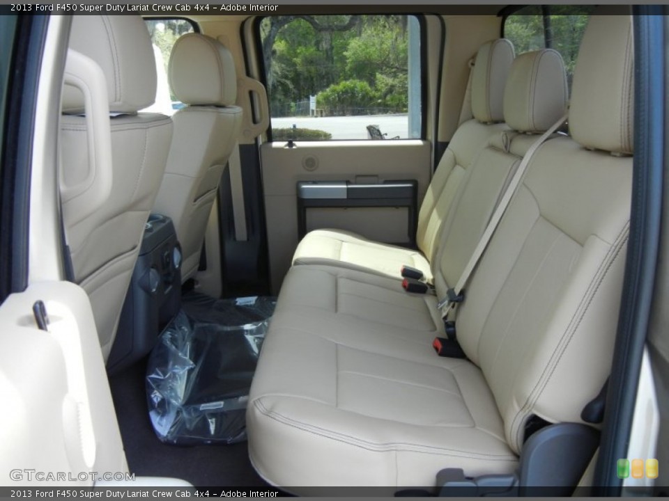 Adobe Interior Rear Seat for the 2013 Ford F450 Super Duty Lariat Crew Cab 4x4 #78654040