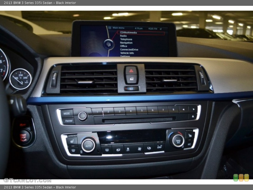 Black Interior Controls for the 2013 BMW 3 Series 335i Sedan #78654841